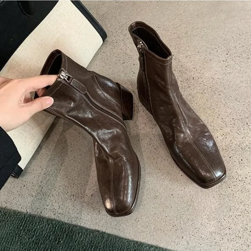 Ethnic Fashion Designers - Novos Sapatos Femininos, Botas de Salto