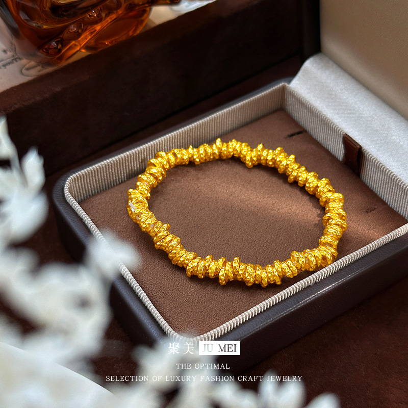 Ethnic Fashion Store - Pulseira de ouro 24K 9999, mesmo