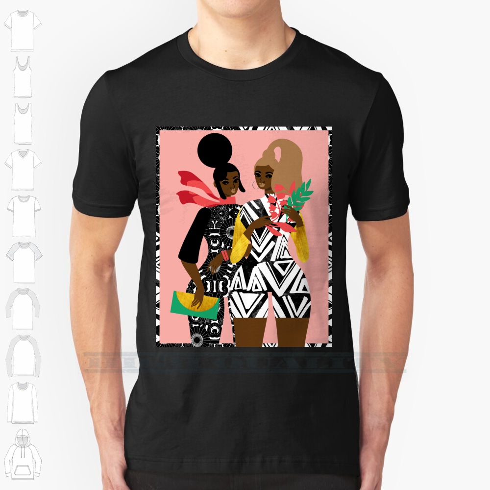 Urban Ethnic Fashion - Camiseta retrô afro-americana de arte, modelo