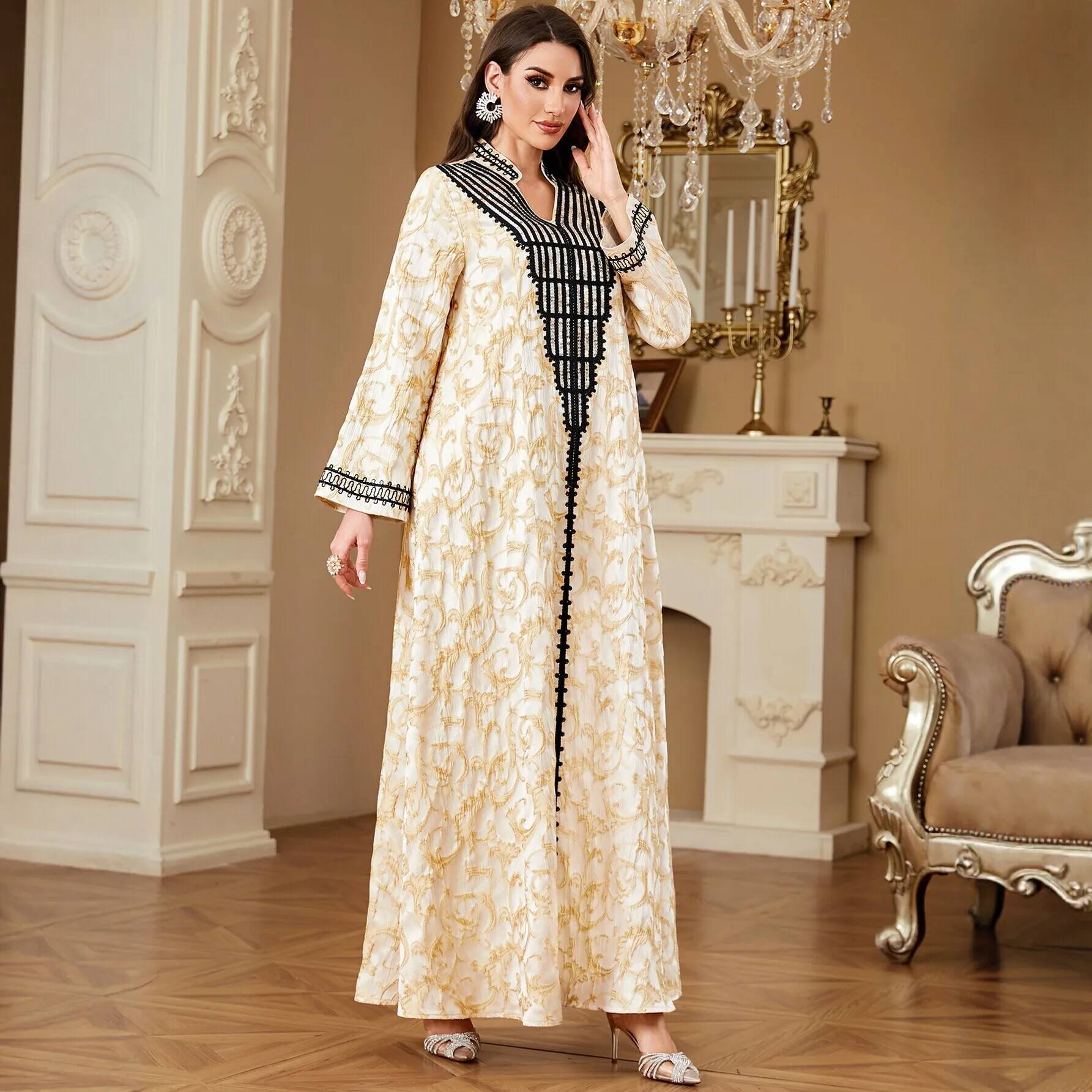Vestido Bordado com Decote em  - Urban Ethnic Fashion avaliação e preço
