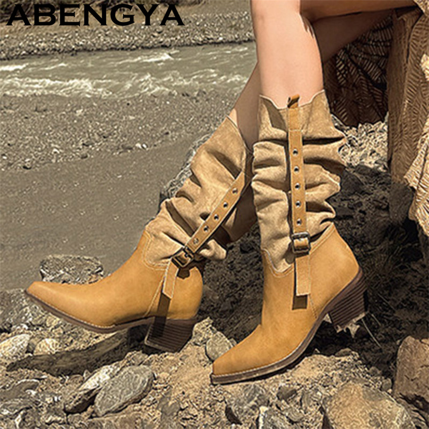 2026 Novas Botas Femininas Est - Ethnic Fashion Week avaliação e preço