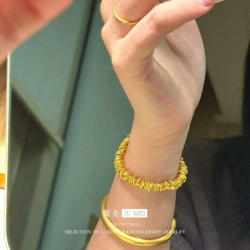 Pulseira de ouro 24K 9999, mes - Ethnic Fashion Store avaliação e preço