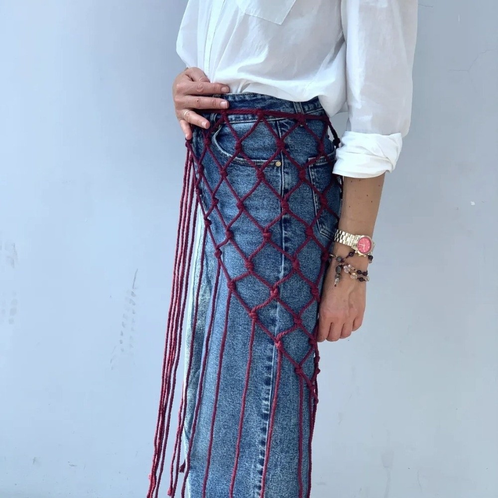 Lenço/Xale Boêmio de Franjas e - Ethnic Fashion Designers avaliação e preço